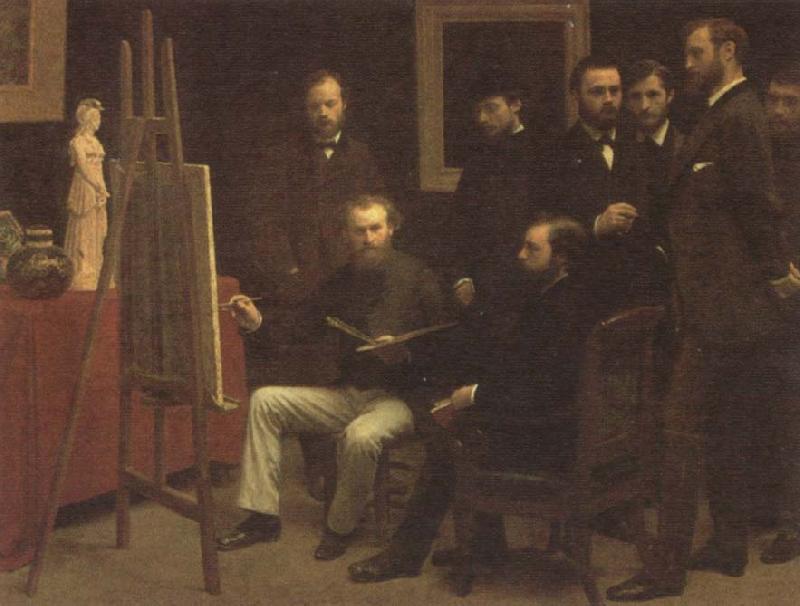 Henri Fantin-Latour A Studio in the Batignolles Quarter